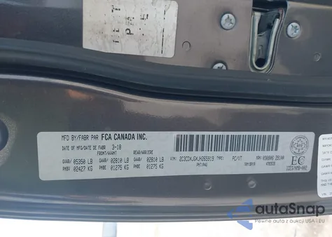 2018 Dodge Charger Gt из США, поврежденный, VIN 2C3CDXJGXJH265919